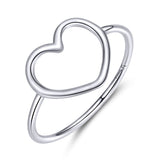 925 Sterling Silver Plated Platinum Ring Size 6.0 for Women