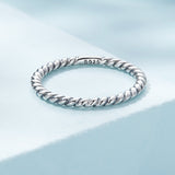 925 Sterling Silver Oxidized Ring Size 6.0 for Women