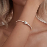 925 Sterling Silver Bracelet 17.0cm Inner Diameter for Women