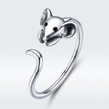 S925 Oxidized Silver Ring