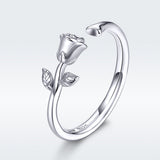 S925 Sterling Silver Plated Platinum Ring for Women