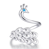 925 Sterling Silver Plated Platinum Pavé Setting CZ Ring for Women