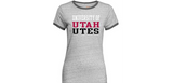 University of Utah Utes Women’s Ringer Tee, Size XL
