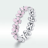 925 Silver Size 5 Enamel Ring for Women