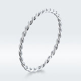 925 Sterling Silver Plated Platinum Ring Size 6.0 for Women