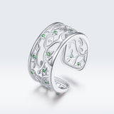 S925 Sterling Silver Pavé Setting CZ Ring