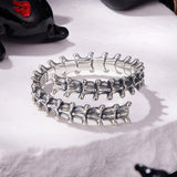 925 Sterling Silver Oxidized Silver Width 0.22-0.37cm Rings