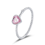 925 Sterling Silver Plated Platinum CZ Ring Size 9.0 for Women