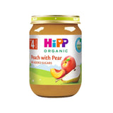 HiPP Organic Pear and Peach Puree for Babies 125g