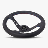 The Daytona | Black Leather | Black Spoke | Bavarian Stitch