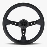 The Daytona | Black Leather | Black Spoke | Bavarian Stitch