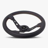 The Daytona | Black Leather | Black Spoke | Euro Stitch