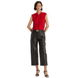 Lauren Ralph Lauren Georgette Short Sleeve Blouse, Size 14