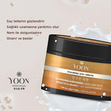 Yoon Keratin Hair Mask with Hyaluronic Acid - Intensive Repair & Nourishment for Damaged Hair, Vegan & Cruelty-Free