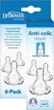 Dr. Brown's Original Nipple, Level 4 (9m+), 6 Count