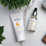 dr.Clinic Vitamin C Facial Day Cream | Moisturizer for Dry Skins | Anti-Aging Skin Cream for Dark Spots and Wrinkles | Acne Spot Treatment All Skin Types | Hyaluronic Acid, Argan Oil, 1.69Fl.Oz