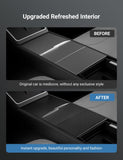 Dry Carbon Fiber Center Console Cover For Model Y Juniper / Model 3 Highland / Model YL