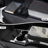 Dry Carbon Fiber Center Console Cup Holder for Cybertruck