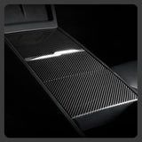 Dry Carbon Fiber Panel Console Wrap For Model Y Juniper / Model 3 Highland