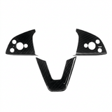 Dry Carbon Fiber Steering Wheel Trim Cover for Model 3 Highland / Model Y Juniper (3 Pieces)
