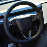 Dry Carbon Fiber Steering Wheel Trim Cover for Model 3 Highland / Model Y Juniper (3 Pieces)