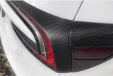 Dry Carbon Fiber Tail Light Cover for Model 3 Highland (2 pcs)