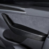 Dry Carbon Fibre Door Armrest Covers for Tesla Model Y / Model Y Juniper