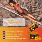 Coconut Skin Sun Protection Care Gel - Outdoor Beach Sunless Tanning Body Cream