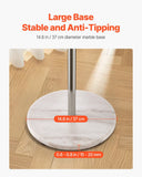 VEVOR Coat Rack, Freestanding Coats Rack Stand with Stable Marble Base & 8 Hooks, Free Standing Hall Coat Tree for Entryway, Bedroom, Office, Living Room, Modern Clothes Hanger for Coats, Hats, Bags