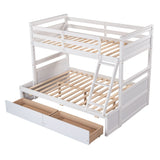 Twin over Full Bunk Bed with Storage
