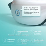 Eye Massage Instrument Can Relieve Eye Fatigue; Dry Eyes; Eye Swelling And Pain; Hot Compress Eye Mask With Black Circles; Vibration Massage