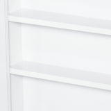 Mirrored Medicine Cabinet 24x22 Steel Frame Wall-Mounted Double Doors White