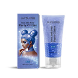Jaysuing Glitter Glitter Gel, Natural Stereoscopic Body High Glitter Party Rave Multi-Color Option