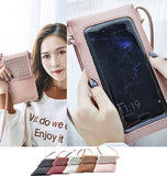 Multi Mini Transparent Phone & Card Holder Crossbody Bag