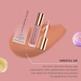 AMZ Hydrating Lip Gloss Lip Nourishing Lip Gloss Hydrating Water Light Glass Lip Care Lip Oil