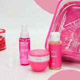 3pcs Set SOLO EN Body&Hair Fragrance Mist Perfume&Bubble Bath&Body Butter Travel Box for Men And Women, 4 Different Flavor Gift Box, Dating, Long-lasting Scent