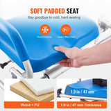VEVOR Sliding Tub Transfer Bench with 360 Degree Swivel Seat, Sliding Shower Chair with Pivoting Armrest & Padded Seat and Safety Belt, Height Adjustable Bath Chair for Elderly Disabled 330LBS