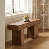 Solid wood entrance benches, farmhouse entrance chairs, and indoor bed end benches can be used in living rooms, bedrooms, and corridors