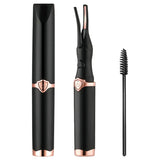 2 In 1 Clip Comb Heated Eyelash Curler Electric Mini Lash Curler Natural Eye Lash Makeup Tool with 3 Temp Settings 15Mins Shutdown