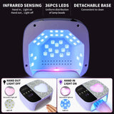 LimeGirl Cordless Nail Dryer for Gel Polish, UV LED Nail Lamp with Fast Curing UV Light & 4 Timer Settings, Portable Rechargeable Gel Lamp Nail Art Tool for Manicure Pedicure at Home & Salon