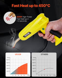 VEVOR Plastic Welding Kit, 220W Plastic Welder Gun with 800PCS Hot Staples & 56PCS Welding Rods, Professional Hot Staple Welding Gun with LED Light, Carrying Case for Kayak, Toys, Car Bumper Repair