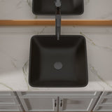 Above Counter Artistic Tempered Glass Bathroom Sink Transparent Counter Top Bathroom Single Bowl Vessel Basin