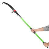 26ft Manual Pole Saw, Lightweight Tree Trimmers Long Handle Pruner Set, Sharp Steel Blade and Scissors Pole Saw for Trimming Palm, Pear Tree, Fir Tree, Other High Trees and Shrubs