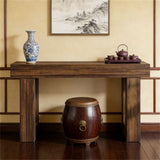 Wooden sofa table, entrance console table, foyer table, storage desk
