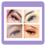 ANNAFRIS 3PCS/Pack 16 Rows Volume Classic Eyelash Extension C D Curl All Size Matte Black Individual False Eye Lashes Extension Salon Use Natural Soft Fake Eyelashes Supplies