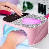 LimeGirl Cordless Nail Dryer for Gel Polish, UV LED Nail Lamp with Fast Curing UV Light & 4 Timer Settings, Portable Rechargeable Gel Lamp Nail Art Tool for Manicure Pedicure at Home & Salon