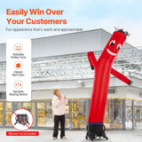 VEVOR Inflatable Tube Man Attachment, 20-Feet Tall, Wacky Wavy Wind Flying Dancing Tube Guy, Arm Flailing Sky Air Puppet, 18'' for Outdoor Advertising Business Store (Blower Not Included)