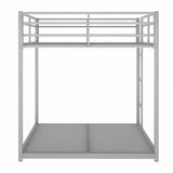 Full over Full Metal Bunk Bed;  Low Bunk Bed with Ladder