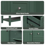36\" Bathroom Vanity with Sink Combo, One Cabinet and Three Drawers, Solid Wood and MDF Board