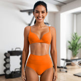 1Pc/3Pcs Women Deep V-Neck Sports Bras U-Shaped Back Sport Bras Padded Strappy Crop Open Back Low Impact Bras Sexy Fitness Tank Tops with Removable Pads for Gym Yoga Workout Running